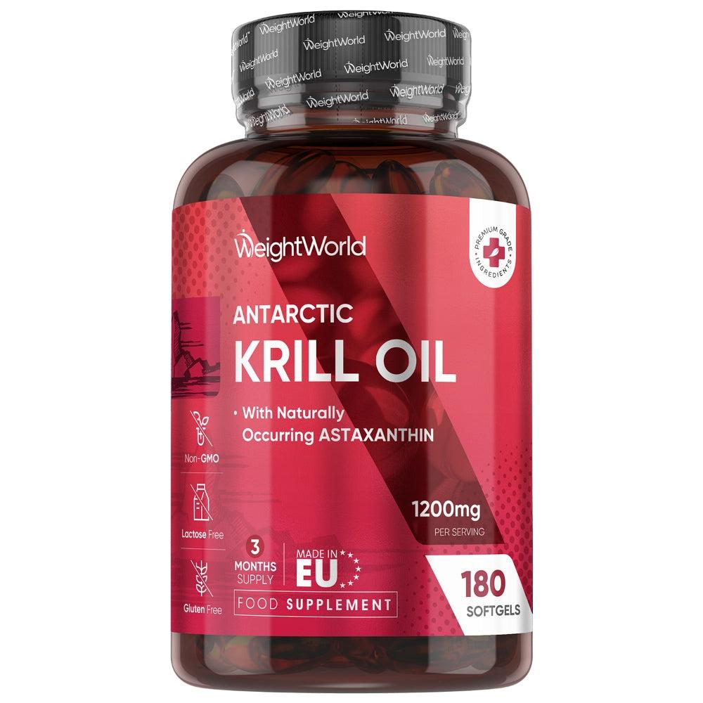WeightWorld Krillolie 1200mg med 180 kapsler