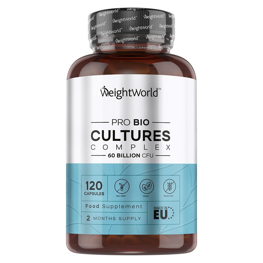 WeightWorld Pro Bio Culture med probiotika, 120 kapsler