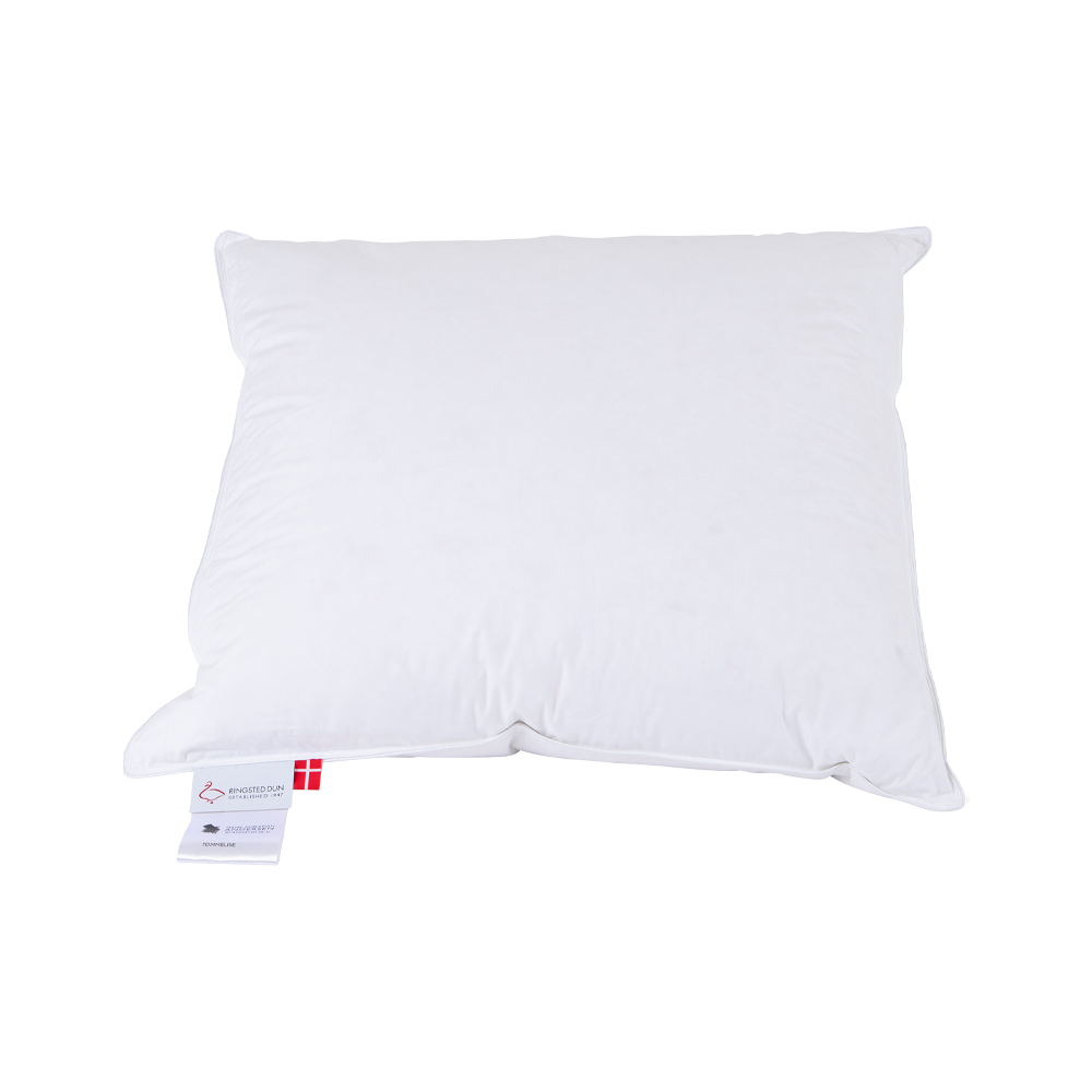 Ringsted Dun TOMMELISE gåsedunspude i mellem profil, 60x63 cm