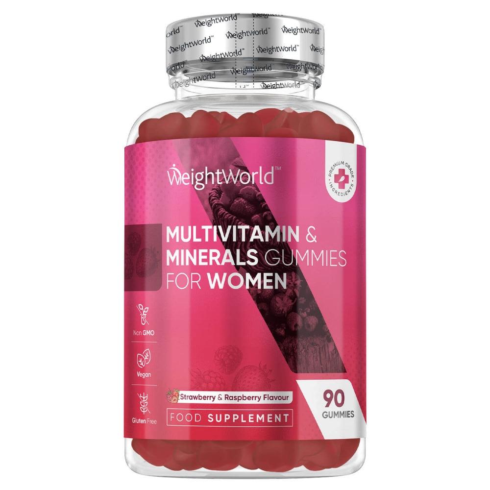 WeightWorld Multivitamin Vingummier til Kvinder 90 stk. orange dåse