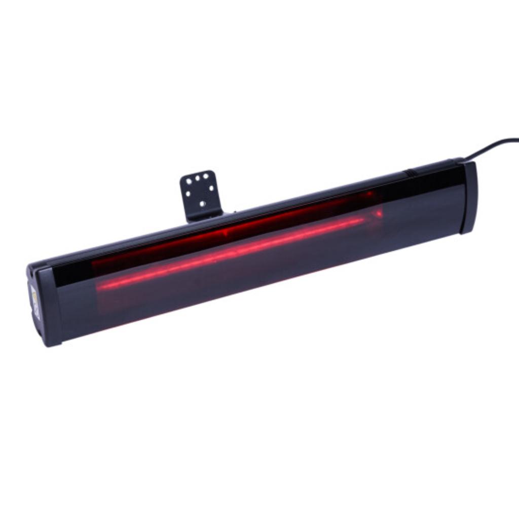 HEAT1 ECO Pro-line 2000W vægmodel med glasfront til terrasse