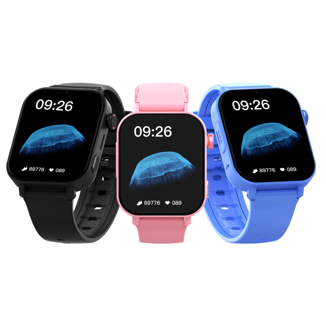 KidsBuddy GPS smartwatch til børn med farveskærm og silikonerem