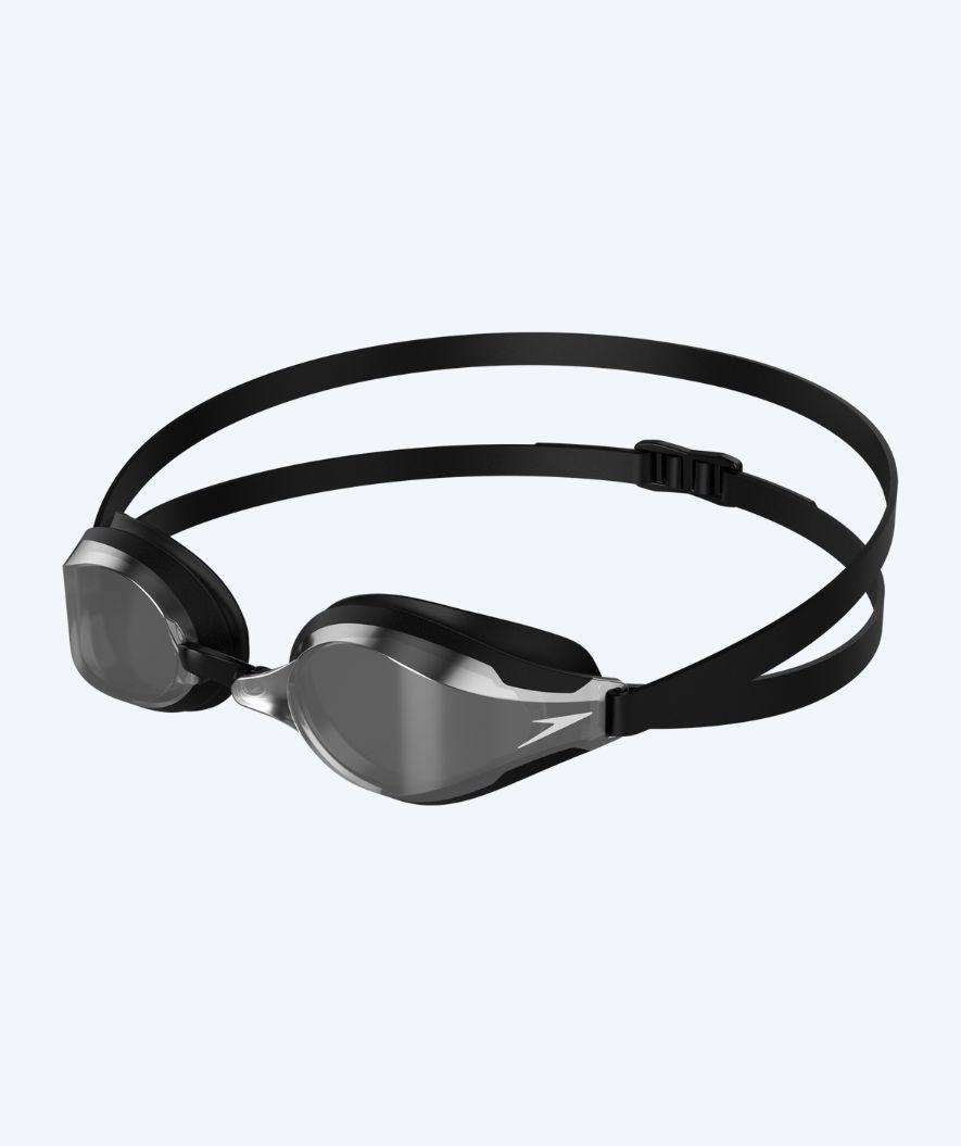 Speedo Fastskin Speedsocket 2 Mirror svømmebriller i sort med sølvspejlglas