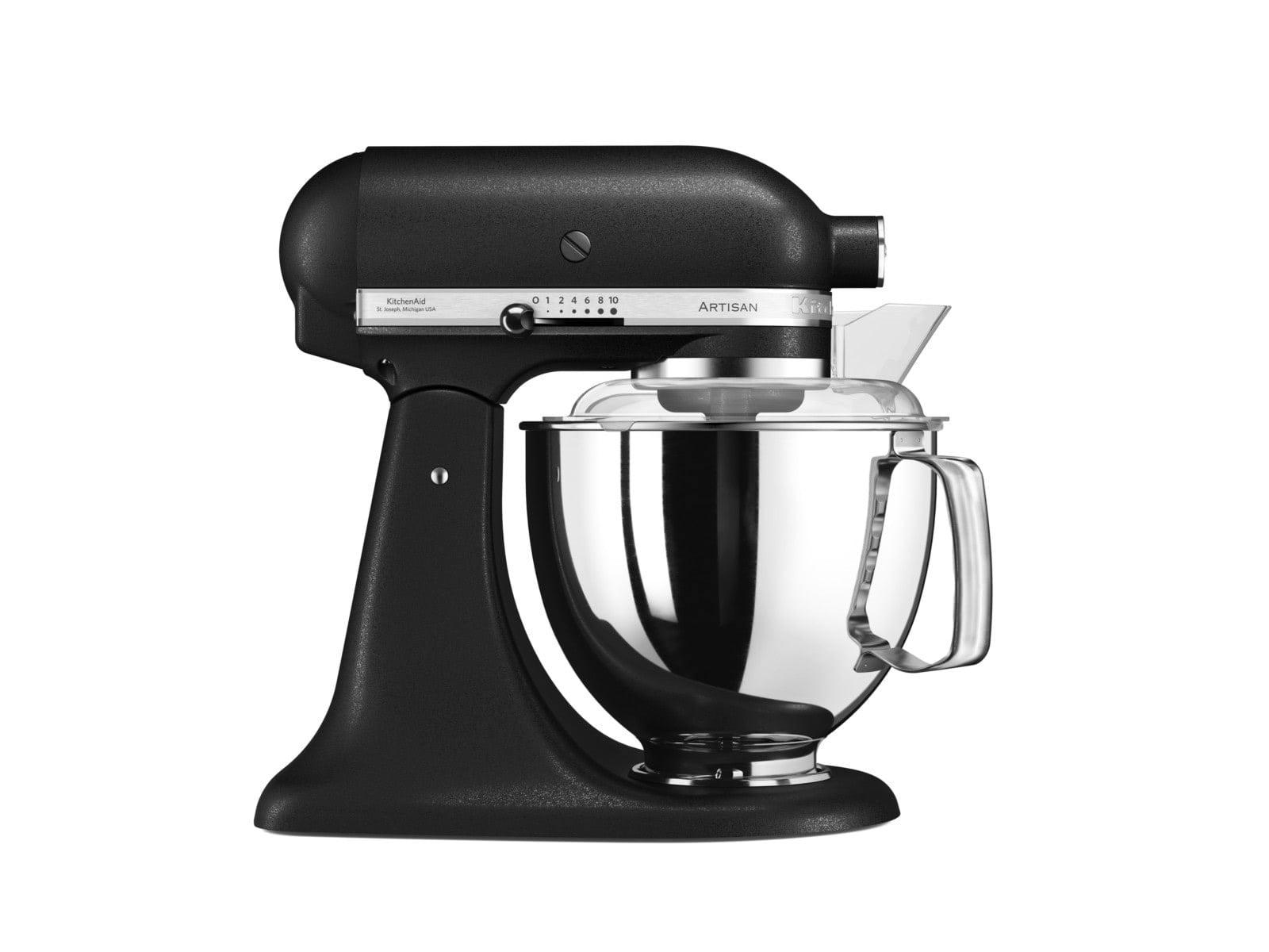 KitchenAid Artisan 5KSM175PSEBK røremaskine i rustik sort med 4,8 liters skål