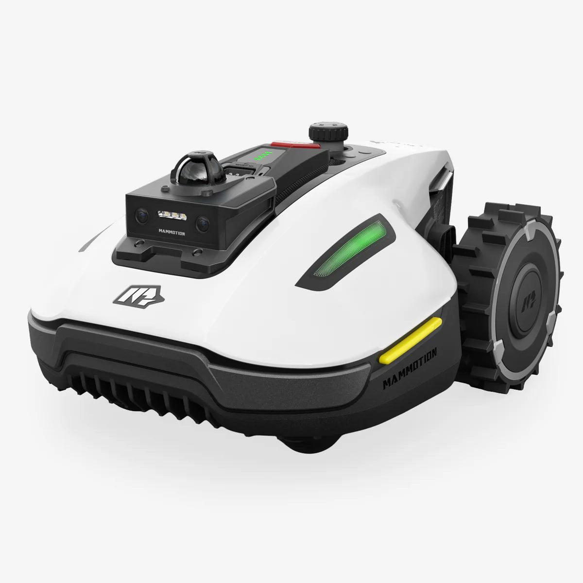 Mammotion YUKA Mini 2 robotplæneklipper på grøn plæne