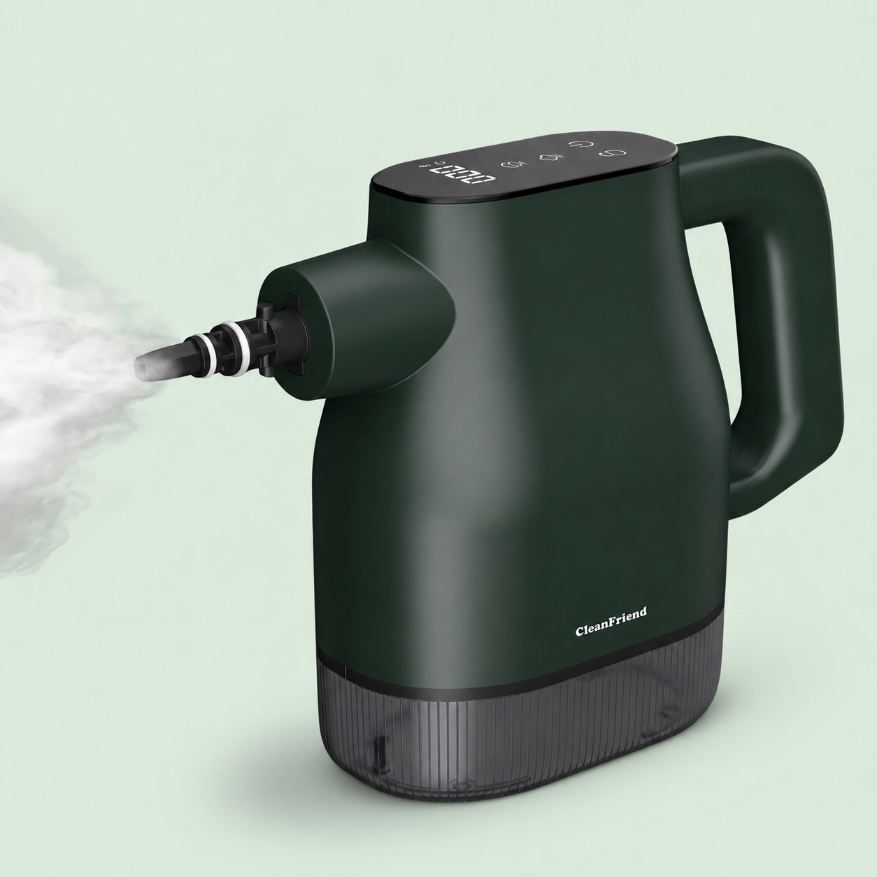CleanFriend PureSteam dampmoppe i hvid