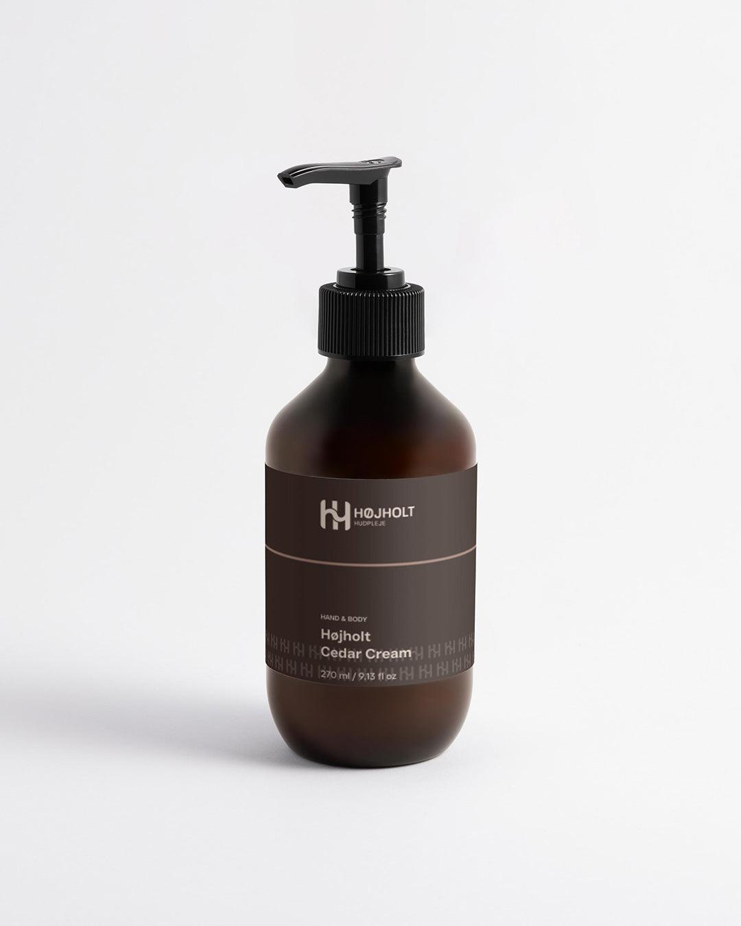 Højholt Cedar Cream håndcreme 270 ml med solsikkeolie og kakaosmør