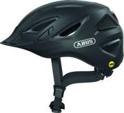 Abus Urban-I 3.0 MIPS Velvet Black cykelhjelm med integreret LED baglygte