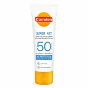 Carroten Super Mat Face Cream SPF 50 ansigtssolcreme i hvid tube, 50 ml