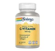Solaray C-Vitamin 500 mg Two-Stage 180 kap. produktbilde