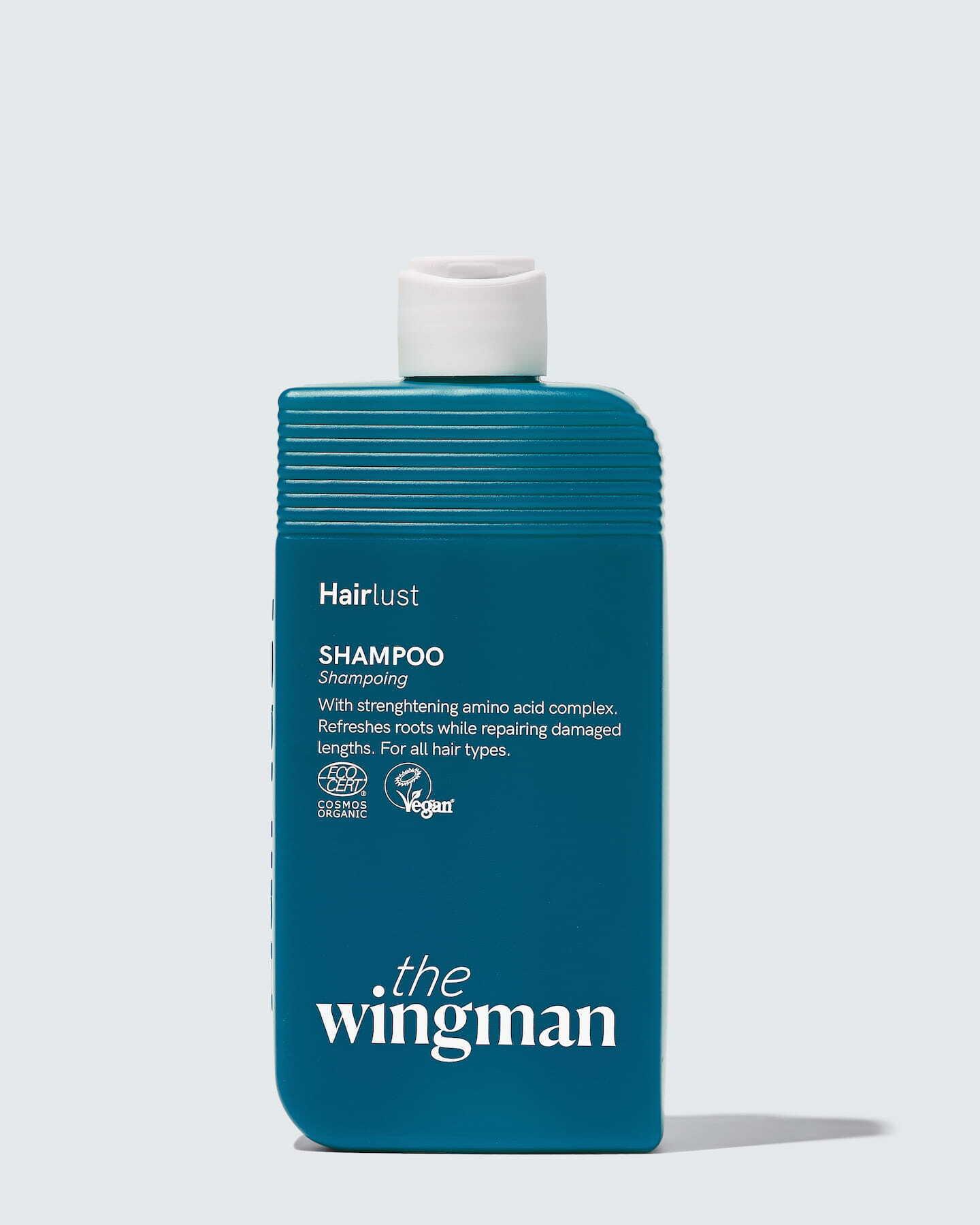 Hairlust The Wingman Shampoo til mænd med koffein og aminosyrer