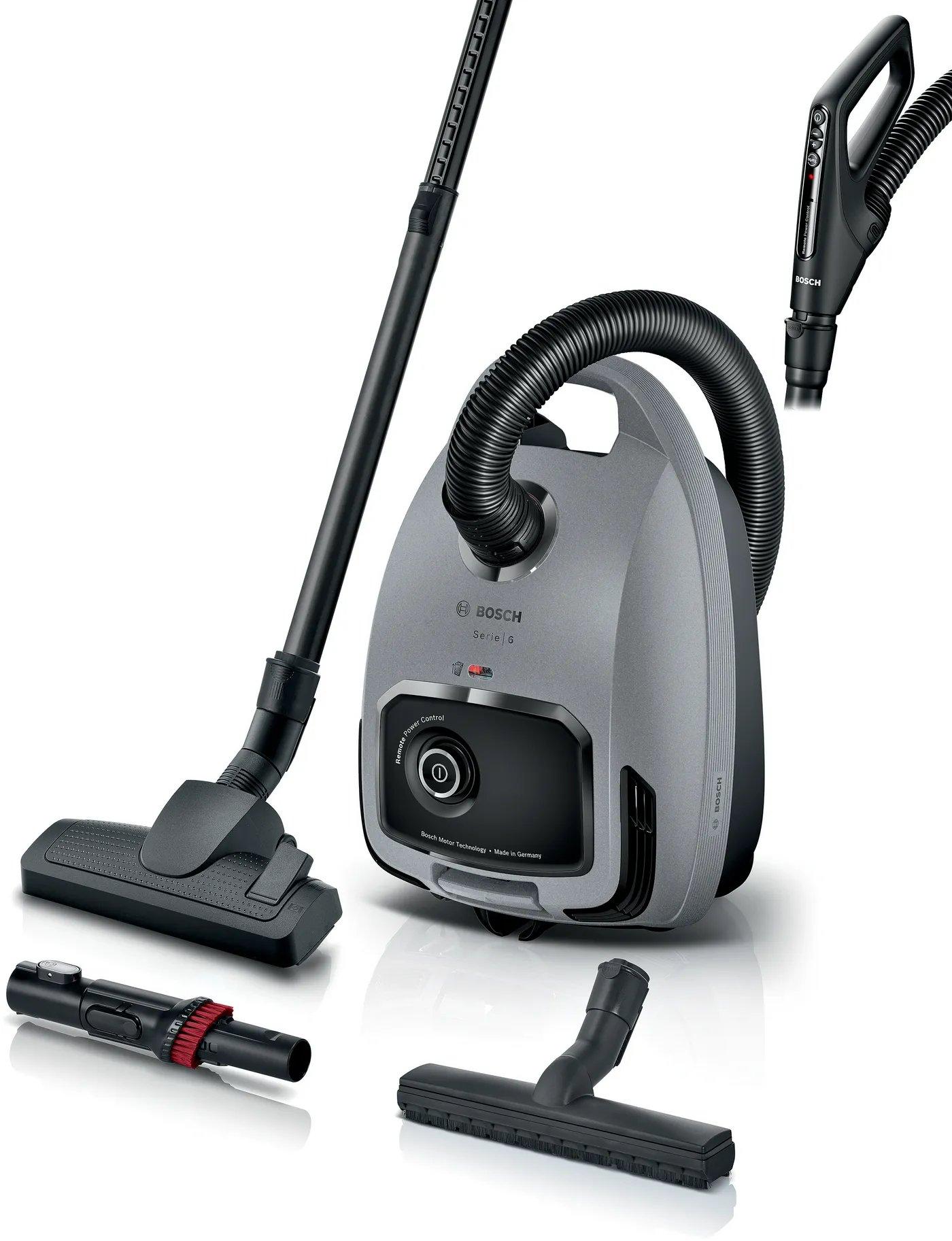 Bosch BGB6X330 Serie 6 støvsuger i sølvgrå med hygiejnepose