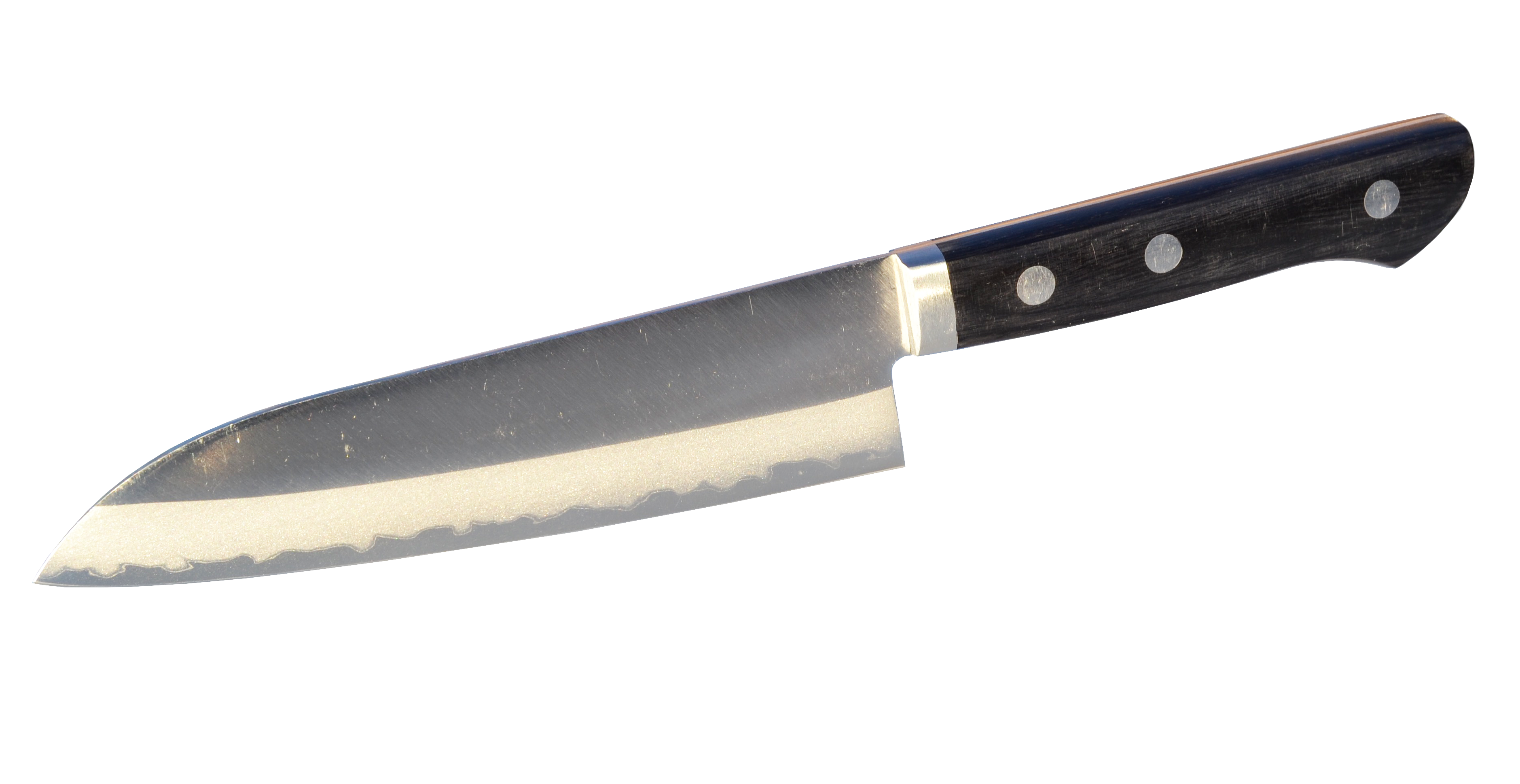AOGAMI Japansk Sho-Santoku 14,5 cm kokkekniv i ibenholt med 1 års skarphedsgaranti