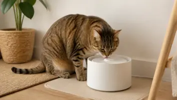 Drikkefontæne til kat - test af fem modeller i 2026