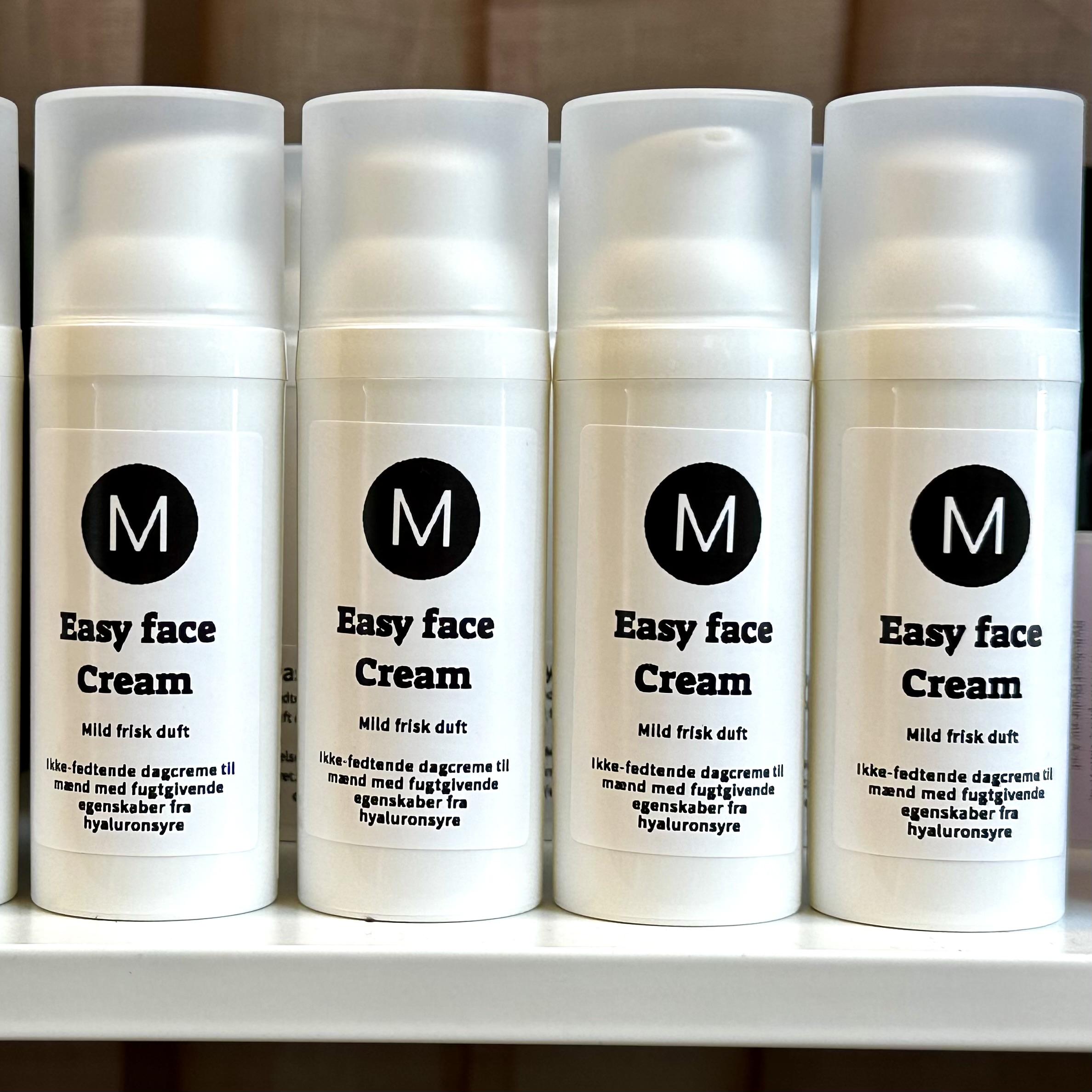 M Hudpleje Easy Face Cream 50 ml — let dagcreme med hyaluronsyre