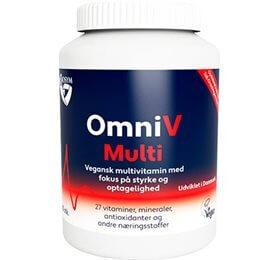 BioSym OmniV Vegansk Multivitamin 100 tabletter grøn dåse