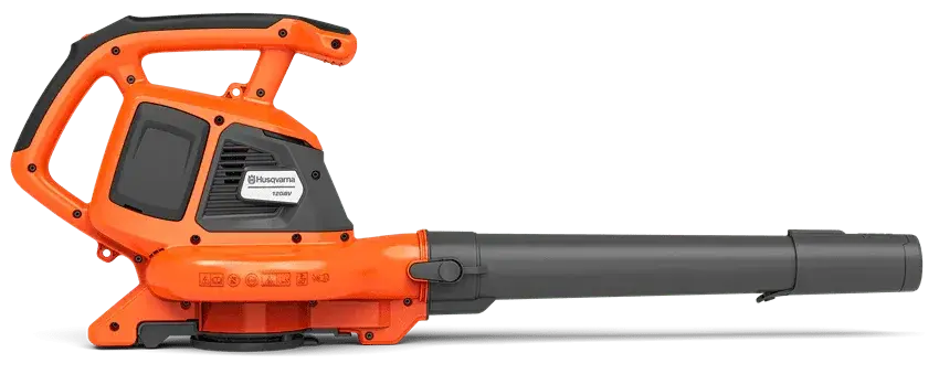 Husqvarna 120iBV batteridrevet blæser og løvsuger komplet med batteri og oplader