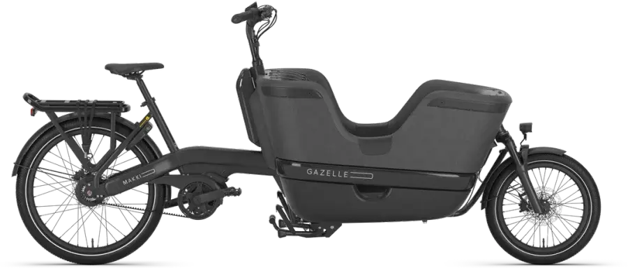 Gazelle Makki Travel 2026 Black Mat ladcykel med ABS