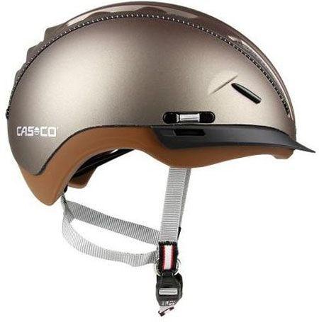Casco Roadster cykelhjelm i bronze-olive mat — stilren halvskals til hverdagsbrug
