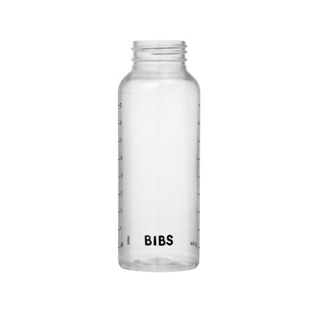 BIBS Bottle sutteflaske i plast 270 ml i hvid med rund sut