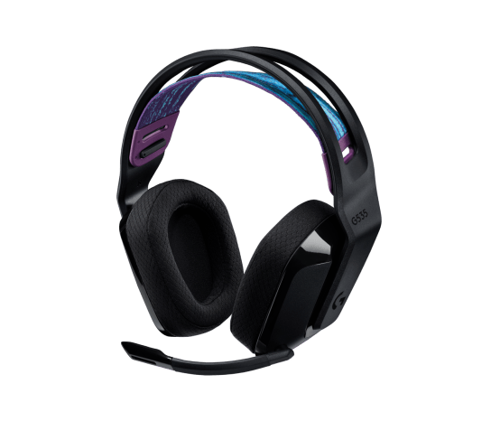 Logitech G535 LIGHTSPEED trådløst gaming headset i sort