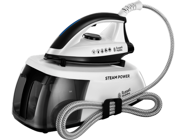 Russell Hobbs Steam Power 24420-56 dampstation med rustfri stålsål