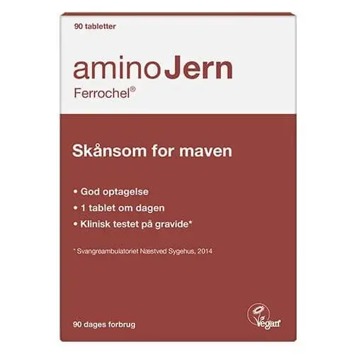Amino Jern Chelat 25 mg 100 tabl. produktbilde