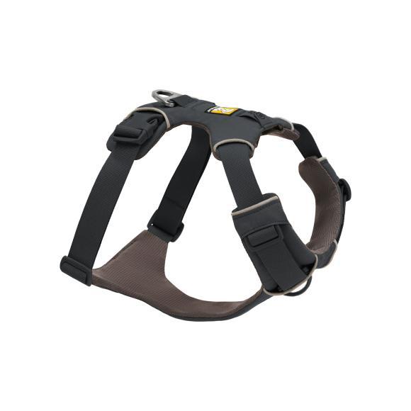 Grå Ruffwear Front Range hundesele med bryst- og rygpunkt til styring