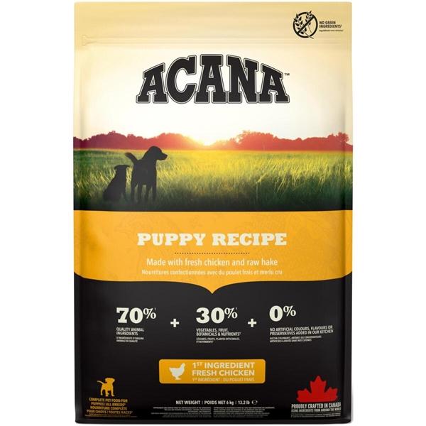 Acana Puppy Recipe tørfoder til hvalpe 11,4 kg pose