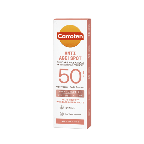 Carroten Anti-age Spot Face Cream SPF50 50 ml — anti-age dagcreme med høj solbeskyttelse