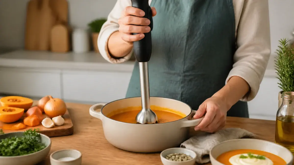 Bedste stavblender 2026 til purering af suppe og sauce direkte i gryden