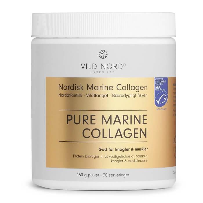 Vild Nord PURE Marine Collagen 150 g dåse med marint kollagenpulver