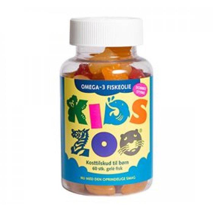 Kids Zoo Omega 3 tyggegummier til børn, 60 stk.