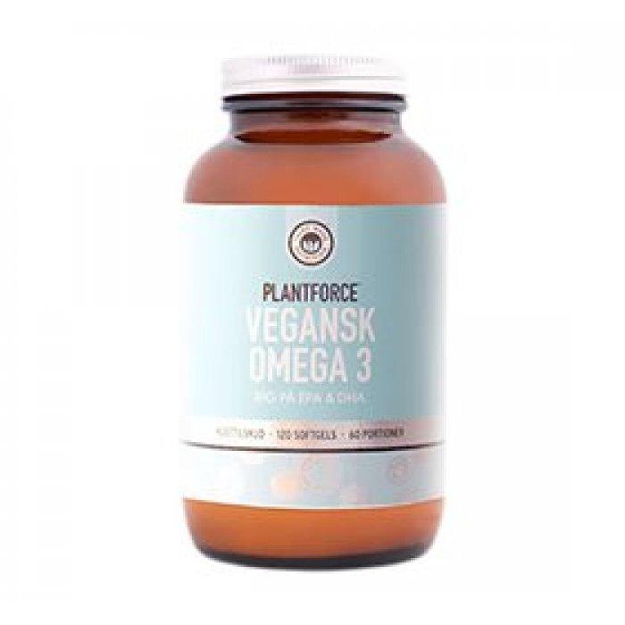 Plantforce Omega 3 Vegansk EPA & DHA med 120 kapsler