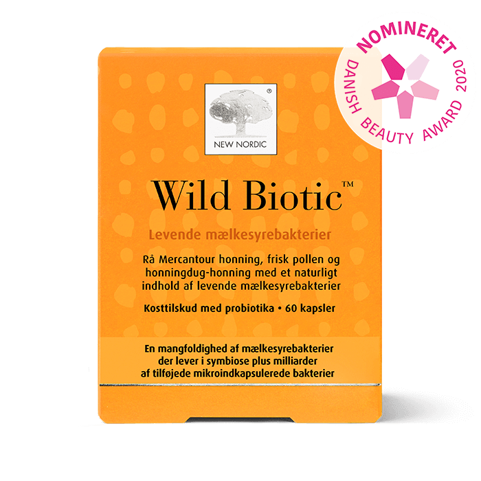 New Nordic Wild Biotic probiotika, 60 kapsler