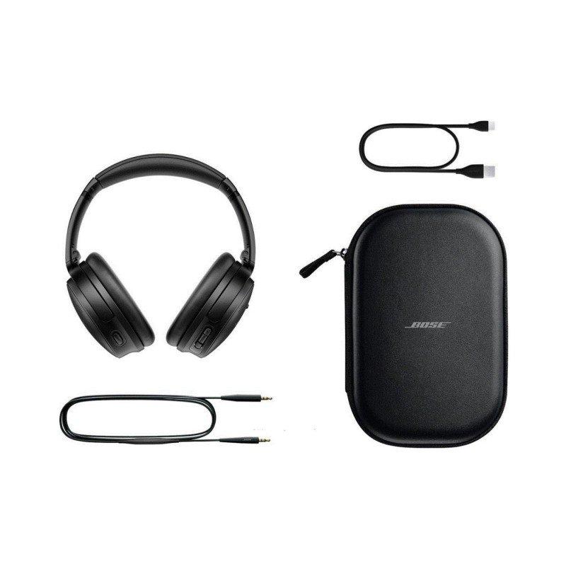 Bose QuietComfort Headphones i sort, klassisk over-ear design med blødt pandebånd