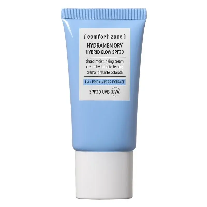 Comfort Zone Hydramemory Hybrid Glow SPF30 dagcreme med hyaluronsyre og solbeskyttelse