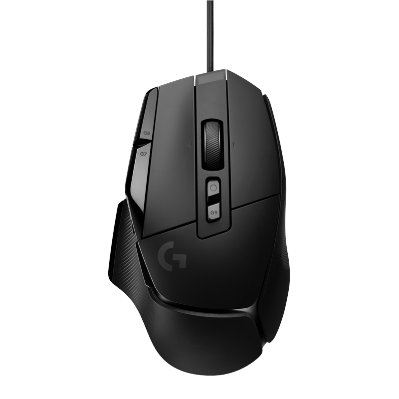 Logitech G502 X gaming mus med kabel i sort med 13 knapper