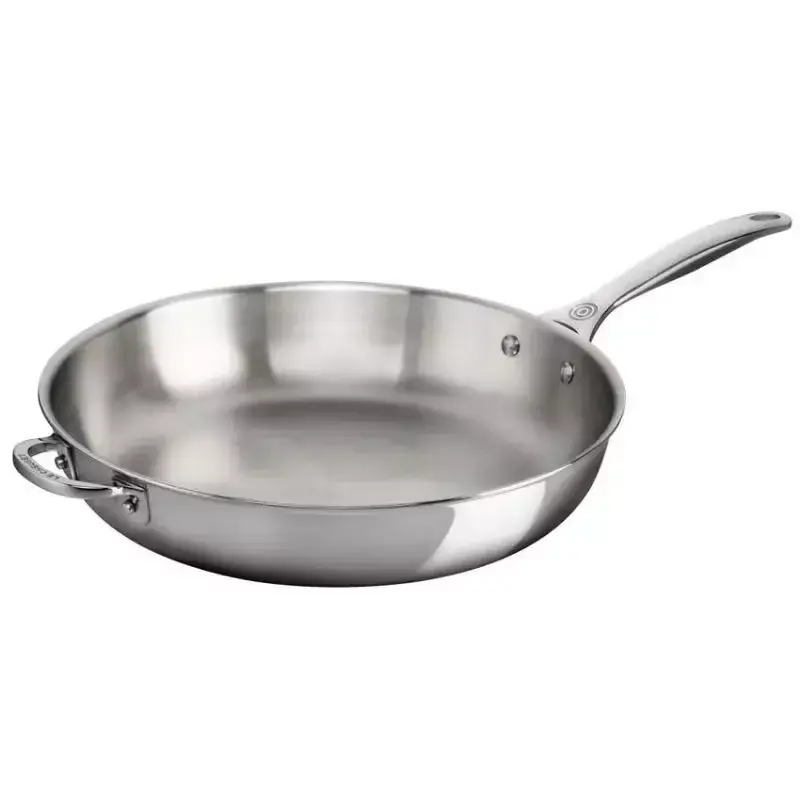 Le Creuset 3-PLY Signature dyb stegepande i rustfrit stål, 28 cm