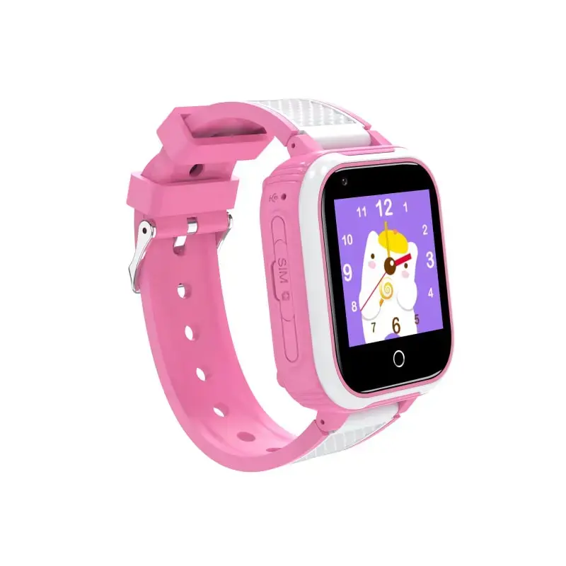 Pink DH9S vandtæt GPS smartwatch til børn med 4G og videoopkald