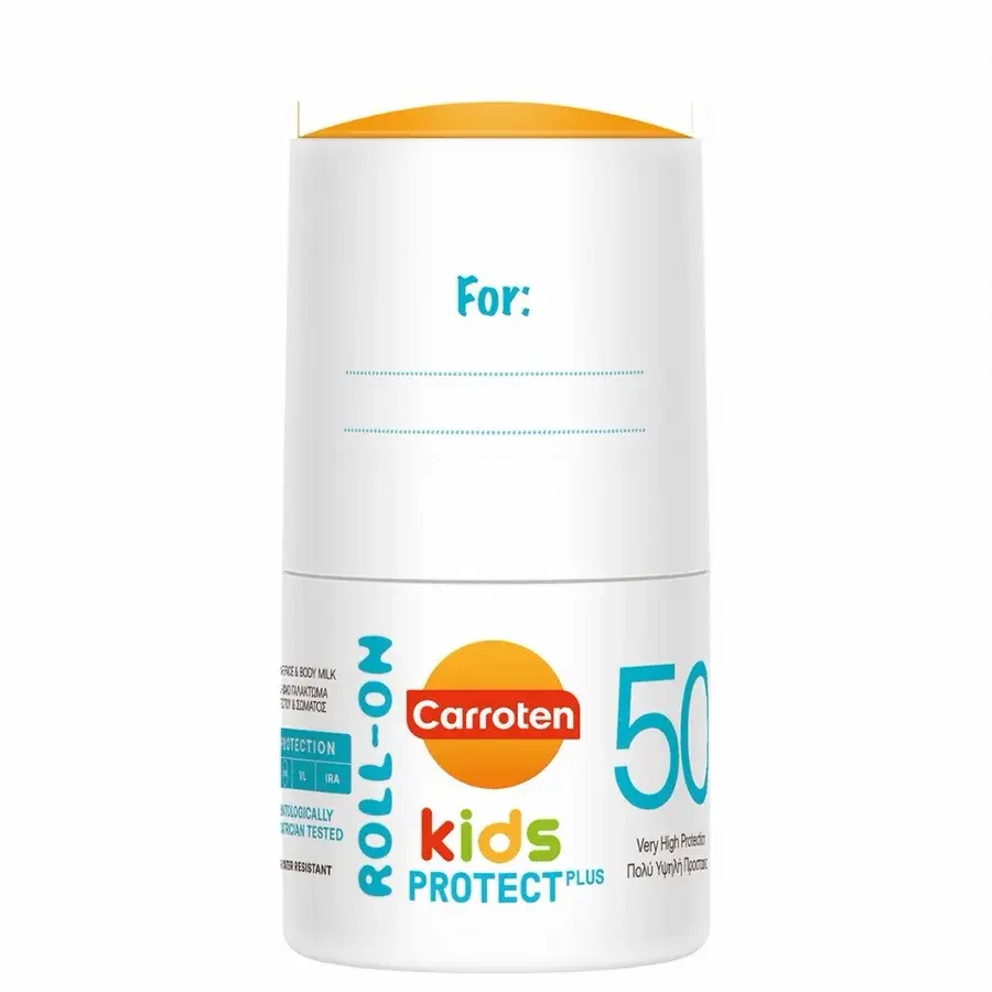 Carroten Roll-On KIDS Protect SPF 50+ solcreme til børn, 50 ml