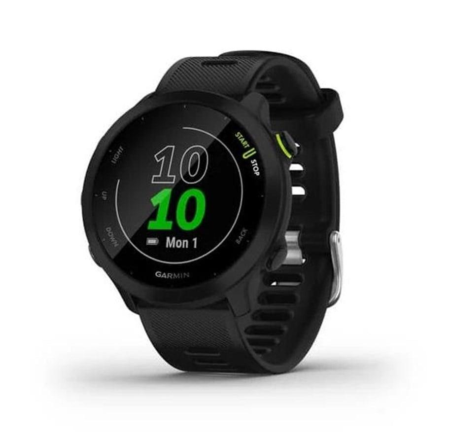 Garmin Forerunner 55 kompakt løbeur i sort med GPS
