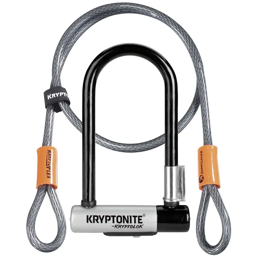 Kryptonite Bøjlelås Mini7 m. Wire produktbilde