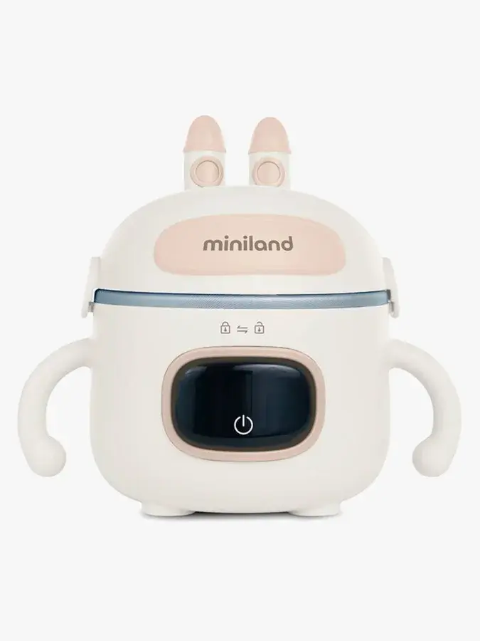 Miniland Warmy Food on Go bærbar babymadsopvarmer med genopladeligt batteri