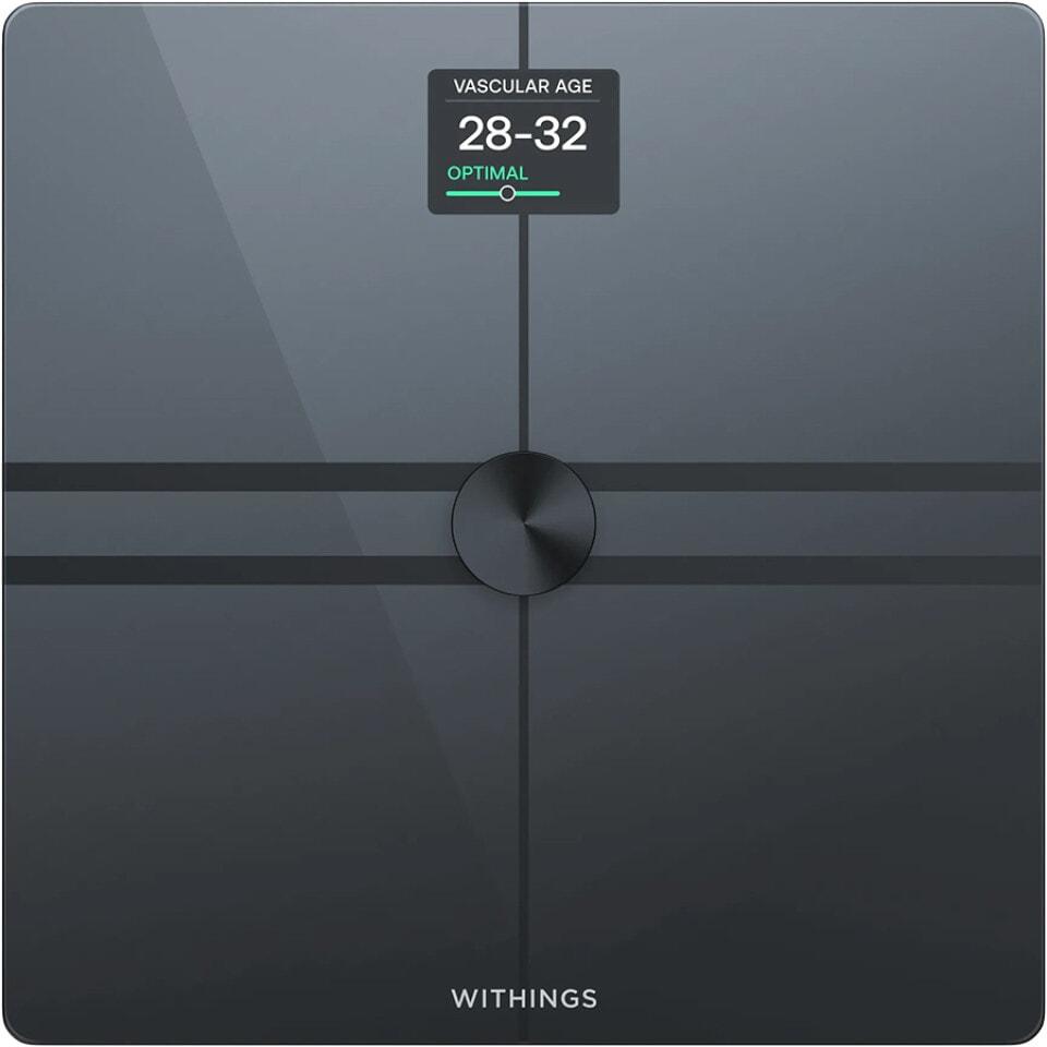 Withings Body Comp badevægt sort avanceret kropsanalyse